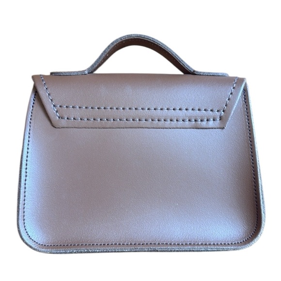 New Zatchels Handmade Leather Micro Satchel Crossbody Shoulder Bag Chestnut Tan - Picture 4 of 13
